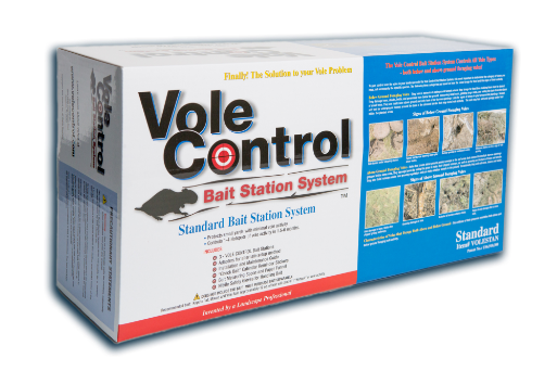 Vole Control Bait Station System